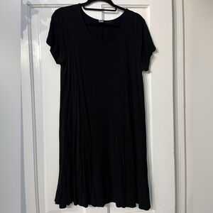 Old Navy Black T-Shirt Dress Size Large